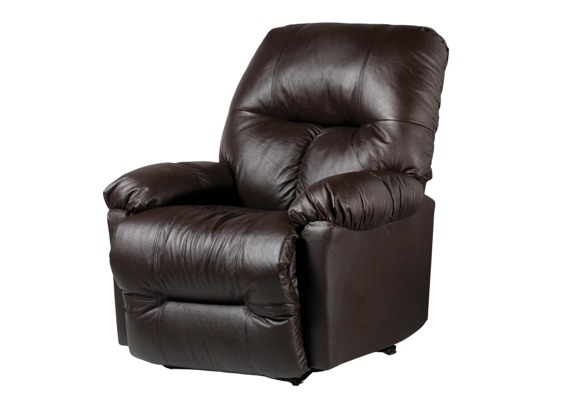 Wanderer Leather Rocker Recliner - Chocolate - Additional View 1