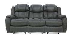 Cason Reclining Sofa - Steel