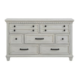 Elements International - Mccoy Dresser - Antique White - Wood - Dresser & Mirror - Additional View 2