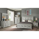 Elements International - Mccoy Dresser - Antique White - Wood - Dresser & Mirror - Additional View 3