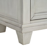 Elements International - Mccoy Dresser - Antique White - Wood - Dresser & Mirror - Additional View 7