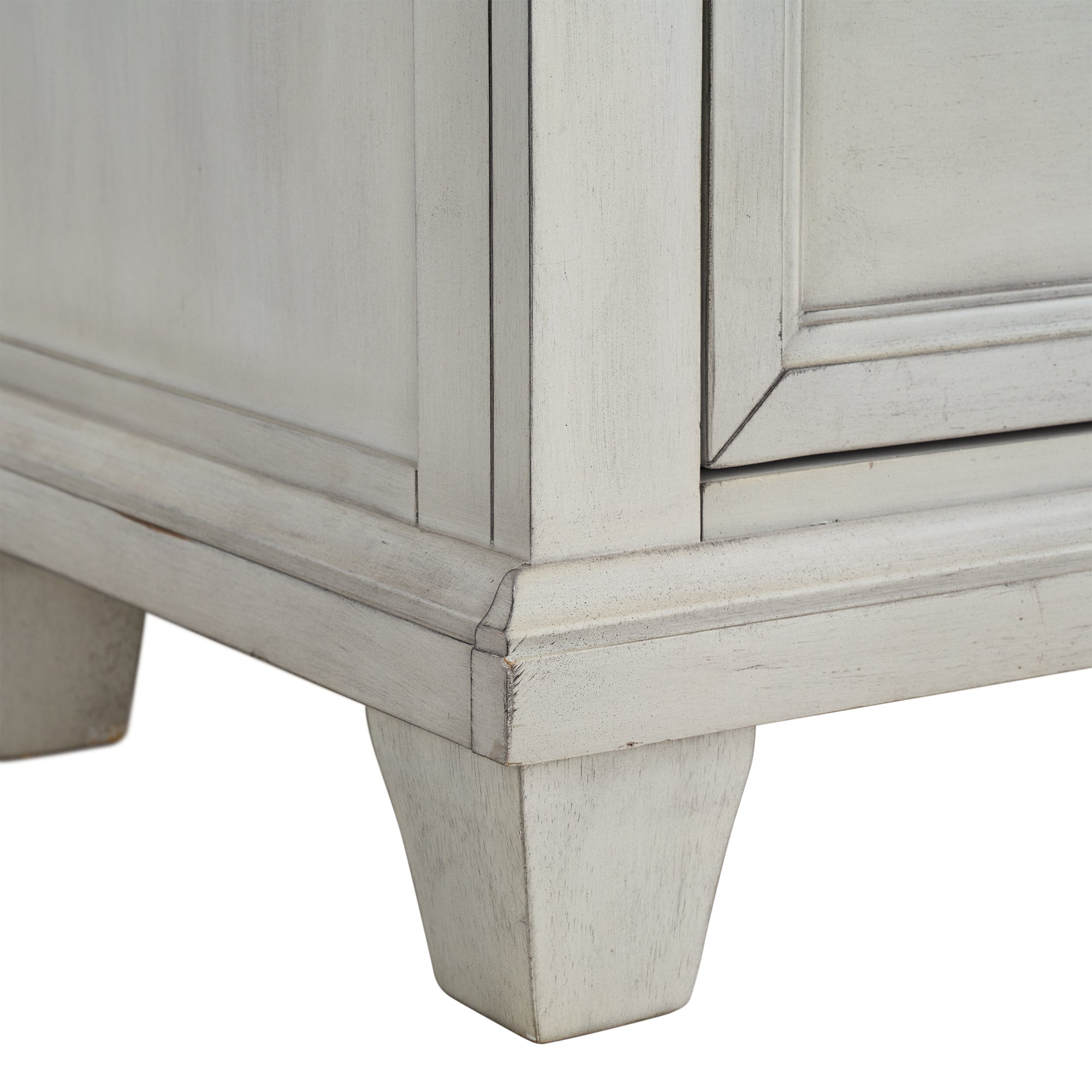 Elements International - Mccoy Dresser - Antique White - Wood - Dresser & Mirror - Additional View 7