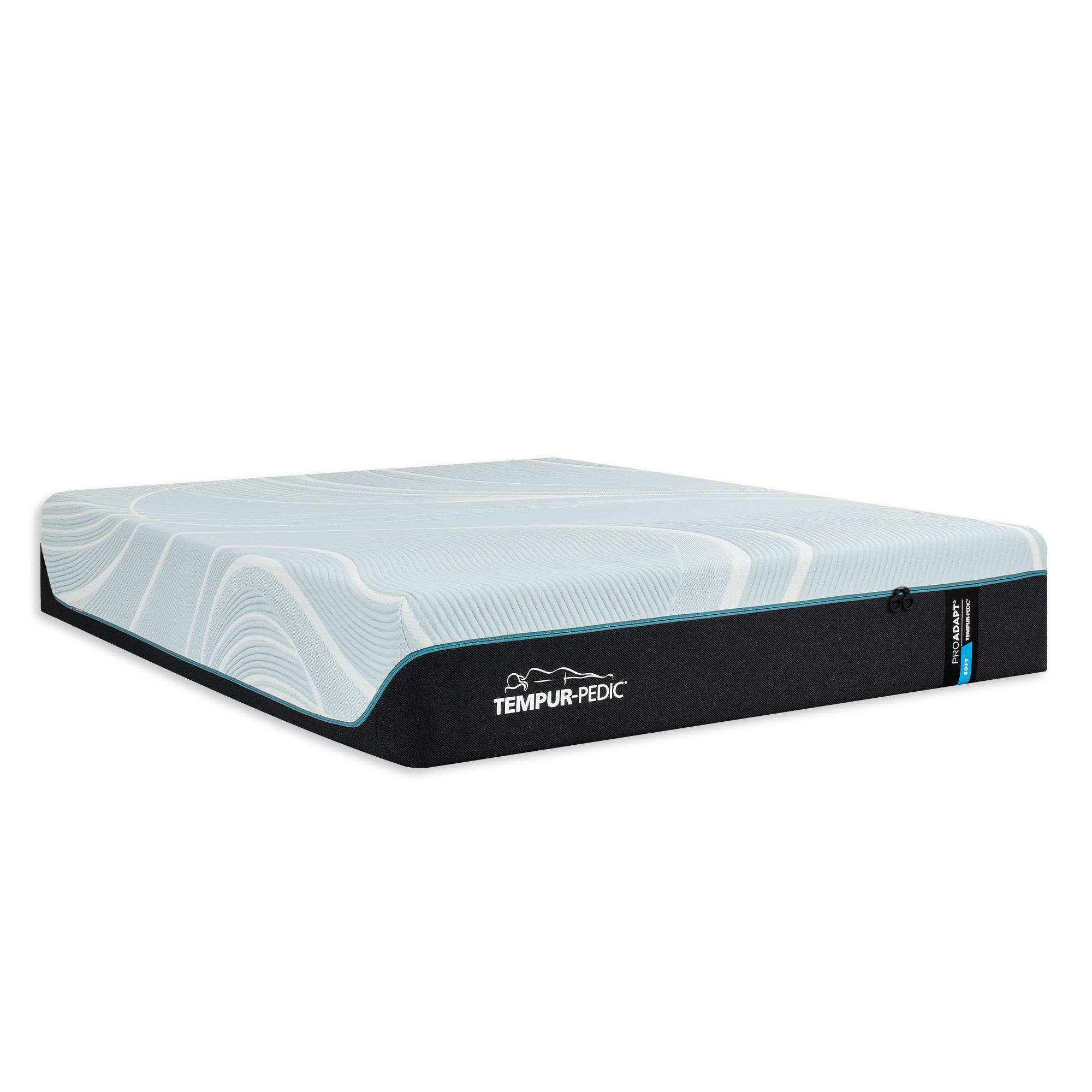 Tempur Sealy - Proadapt 2.0 Soft Queen Mattress - White|Black Fabric - Mattresses - Additional View 1