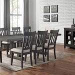 Steve Silver Furniture - Napa Upholstered Side Chair - Dark - Dark Brown|White Wood - Chairs - Additional View 4