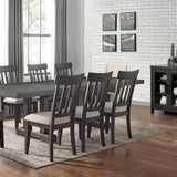 Steve Silver Furniture - Napa Upholstered Side Chair - Dark - Dark Brown|White Wood - Chairs - Additional View 4