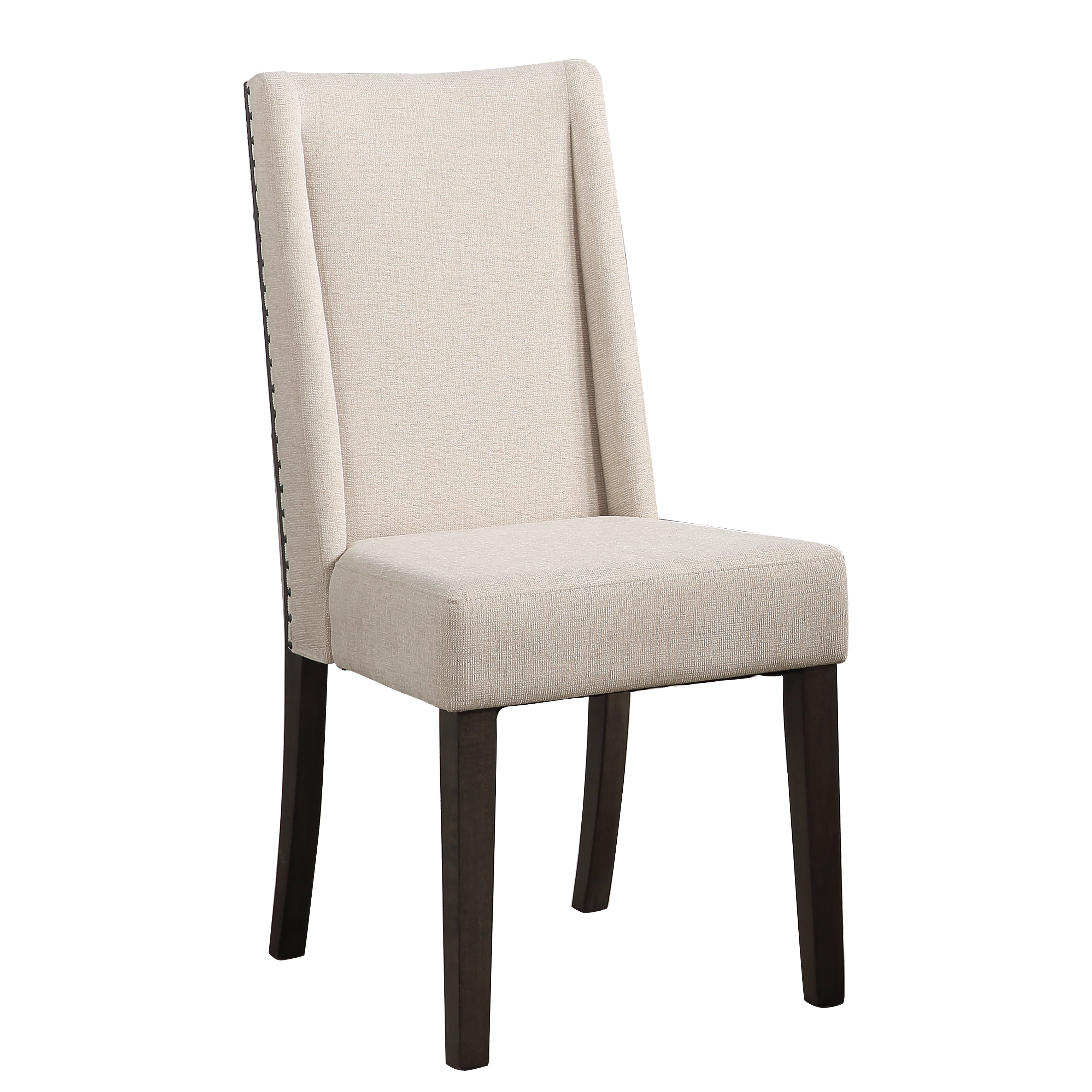 Steve Silver Furniture - Napa Upholstered Side Chair - Dark - Dark Brown|White Wood - Chairs - Additional View 5