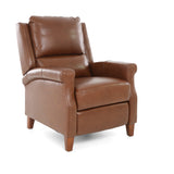 Carenton Leather Push Back Recliner - Caramel - Additional View 1