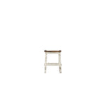 Lawman 24" Saddle Stool - White