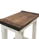 Lawman 24" Saddle Stool - White - Additional View 3