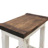 Lawman 24" Saddle Stool - White - Additional View 3