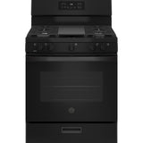 Ge Black 30" Free-Standing Gas Range