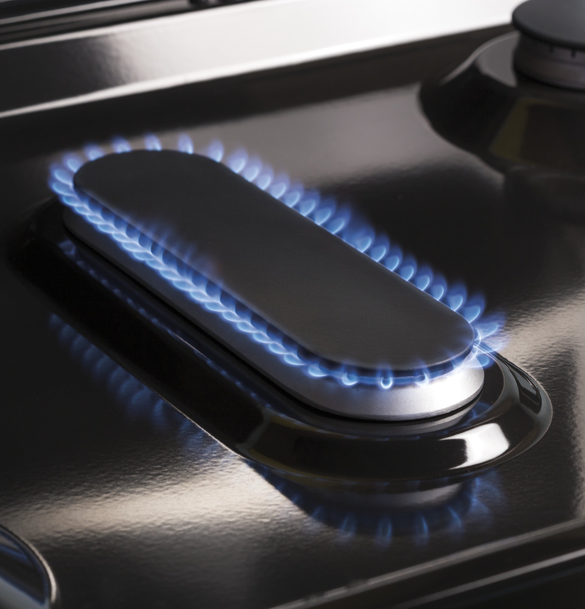 GE BLACK 30" FREE-STANDING GAS RANGE - Ranges - Additional View 1