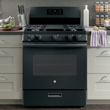 GE BLACK 30" FREE-STANDING GAS RANGE - Ranges - Additional View 10