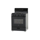 GE BLACK 30" FREE-STANDING GAS RANGE - Ranges - Additional View 18