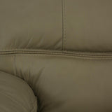 Odessa Leather Power Zero Gravity Reclining Loveseat With Console - Taupe - Additional View 5