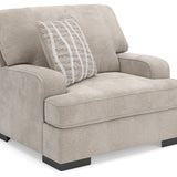 Ashley Furniture - HIGH PROFILE TAUPE OVERSIZED CHAIR - Beige Fabric - Chairs