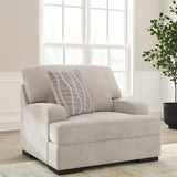 Ashley Furniture - HIGH PROFILE TAUPE OVERSIZED CHAIR - Beige Fabric - Chairs - Additional View 1