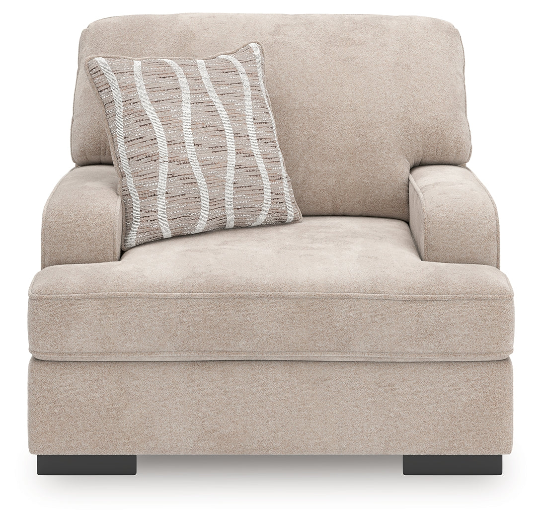 Ashley Furniture - HIGH PROFILE TAUPE OVERSIZED CHAIR - Beige Fabric - Chairs - Additional View 2