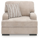 Ashley Furniture - HIGH PROFILE TAUPE OVERSIZED CHAIR - Beige Fabric - Chairs - Additional View 2