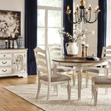 Realyn Ladderback 5 Piece Dining Set