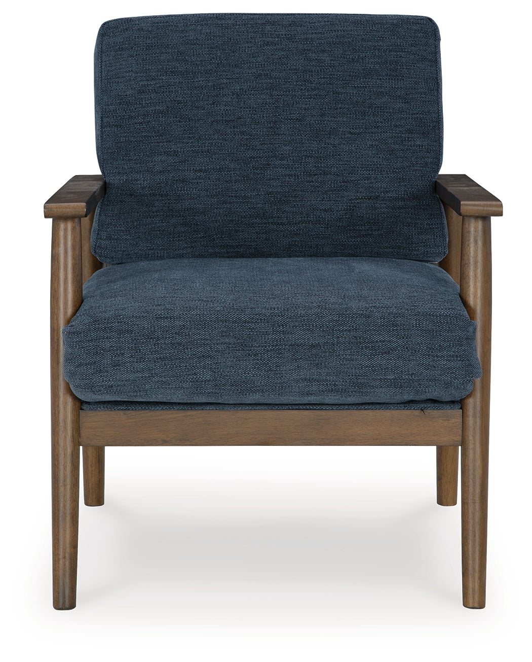 Ashley Furniture - Bixler Accent Chair - Navy - Blue Fabric - Chairs - Additional View 2