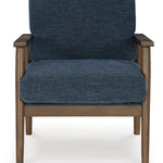 Ashley Furniture - Bixler Accent Chair - Navy - Blue Fabric - Chairs - Additional View 2
