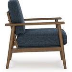 Ashley Furniture - Bixler Accent Chair - Navy - Blue Fabric - Chairs - Additional View 3