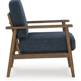 Ashley Furniture - Bixler Accent Chair - Navy - Blue Fabric - Chairs - Additional View 3