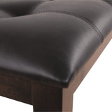 Ashley Furniture - HADDIGAN DINING ROOM BENCH - Dark Brown Leather Match|Wood - Benches - Additional View 7