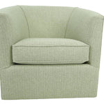 TWINE AND TWIG CHALK SWIVEL CHAIR