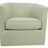 TWINE AND TWIG CHALK SWIVEL CHAIR