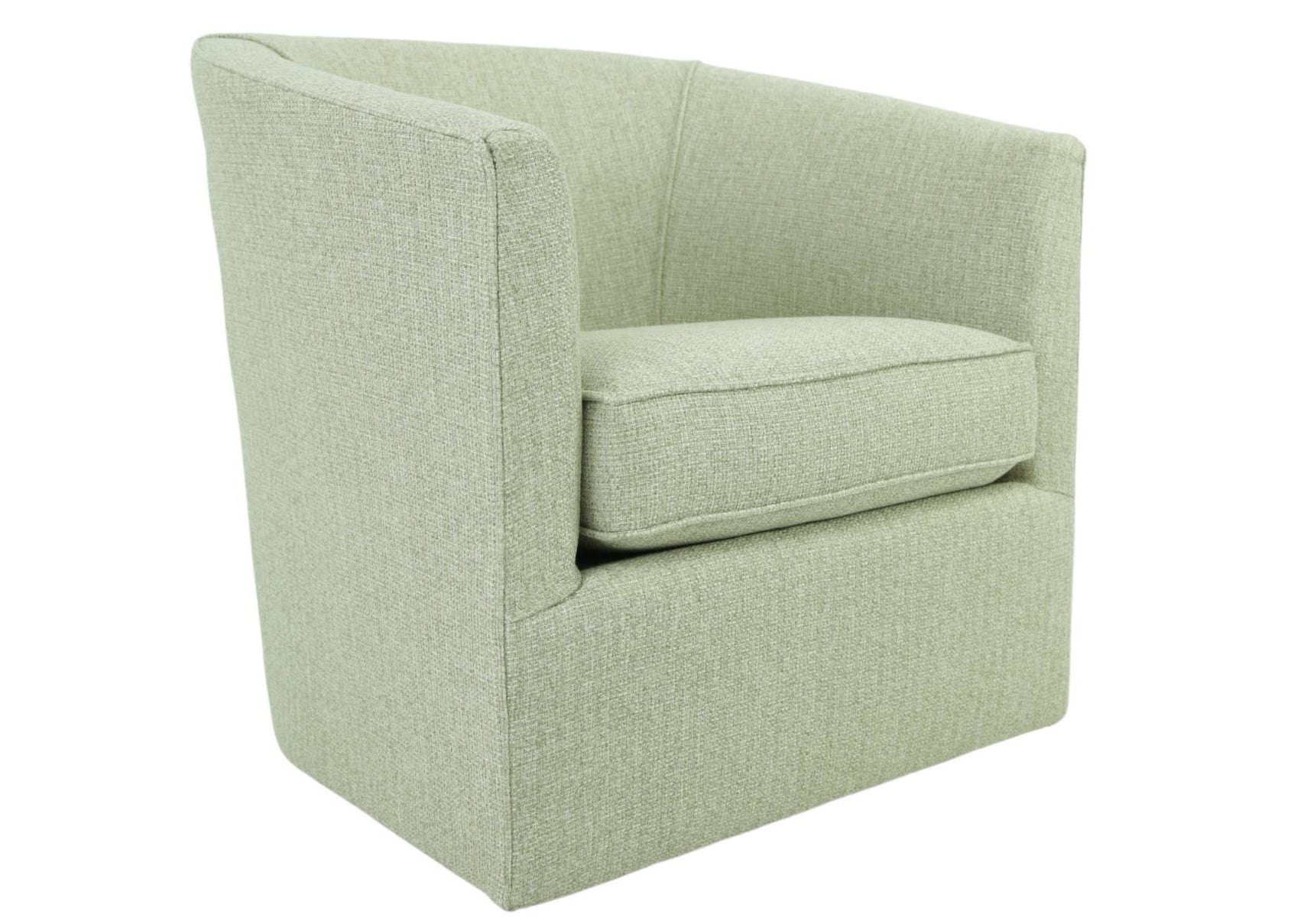 TWINE AND TWIG CHALK SWIVEL CHAIR - Additional View 1