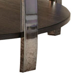 Steve Silver Furniture - COHAM END TABLE - Dark Brown Steel - Tables - Additional View 4