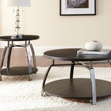 Steve Silver Furniture - COHAM END TABLE - Dark Brown Steel - Tables - Additional View 5