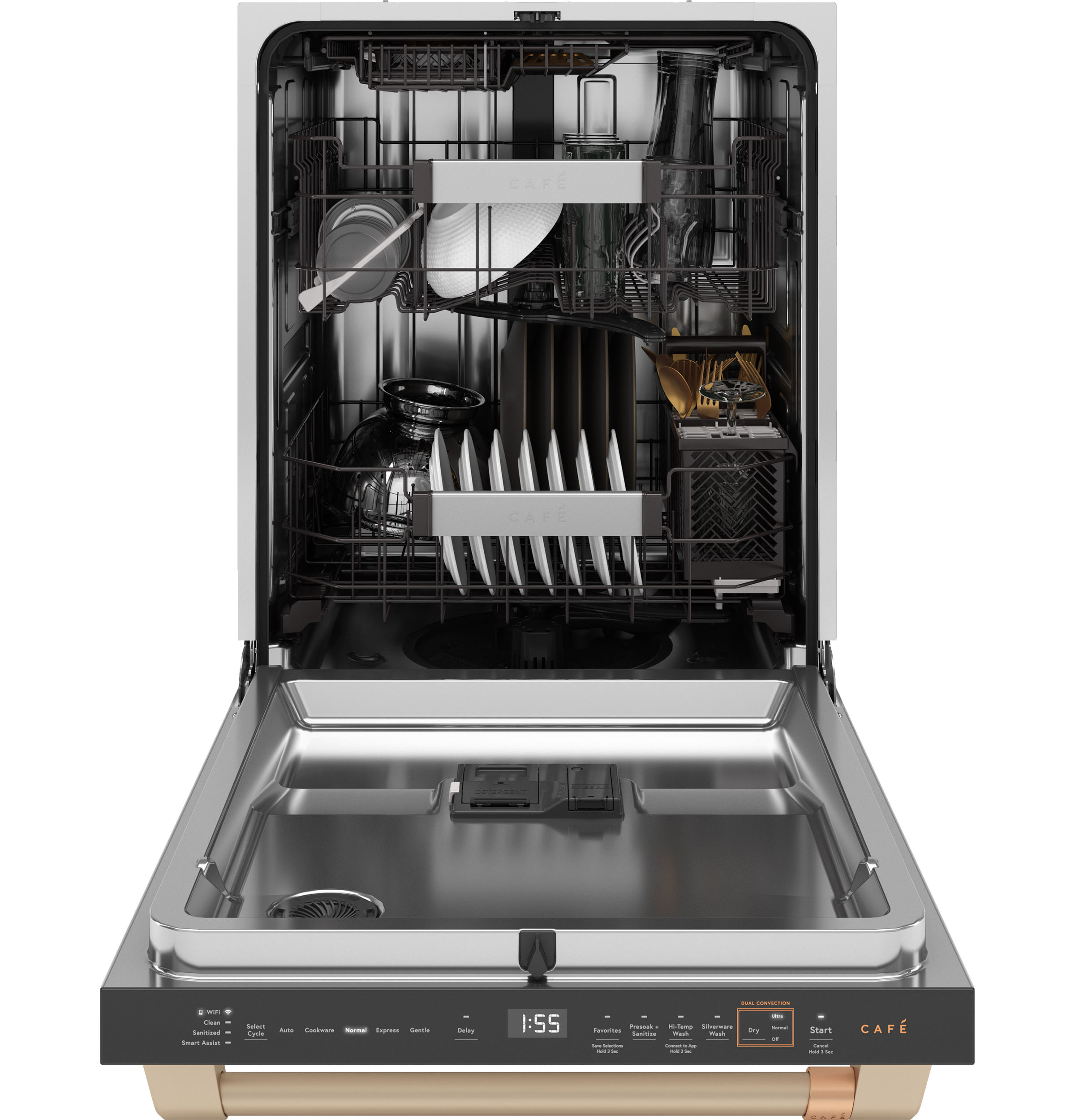 GE - CAFE MATTE WHITE DISHWASHER - Dishwashers - Additional View 3