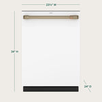 GE - CAFE MATTE WHITE DISHWASHER - Dishwashers - Additional View 5