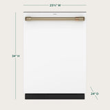 GE - CAFE MATTE WHITE DISHWASHER - Dishwashers - Additional View 5