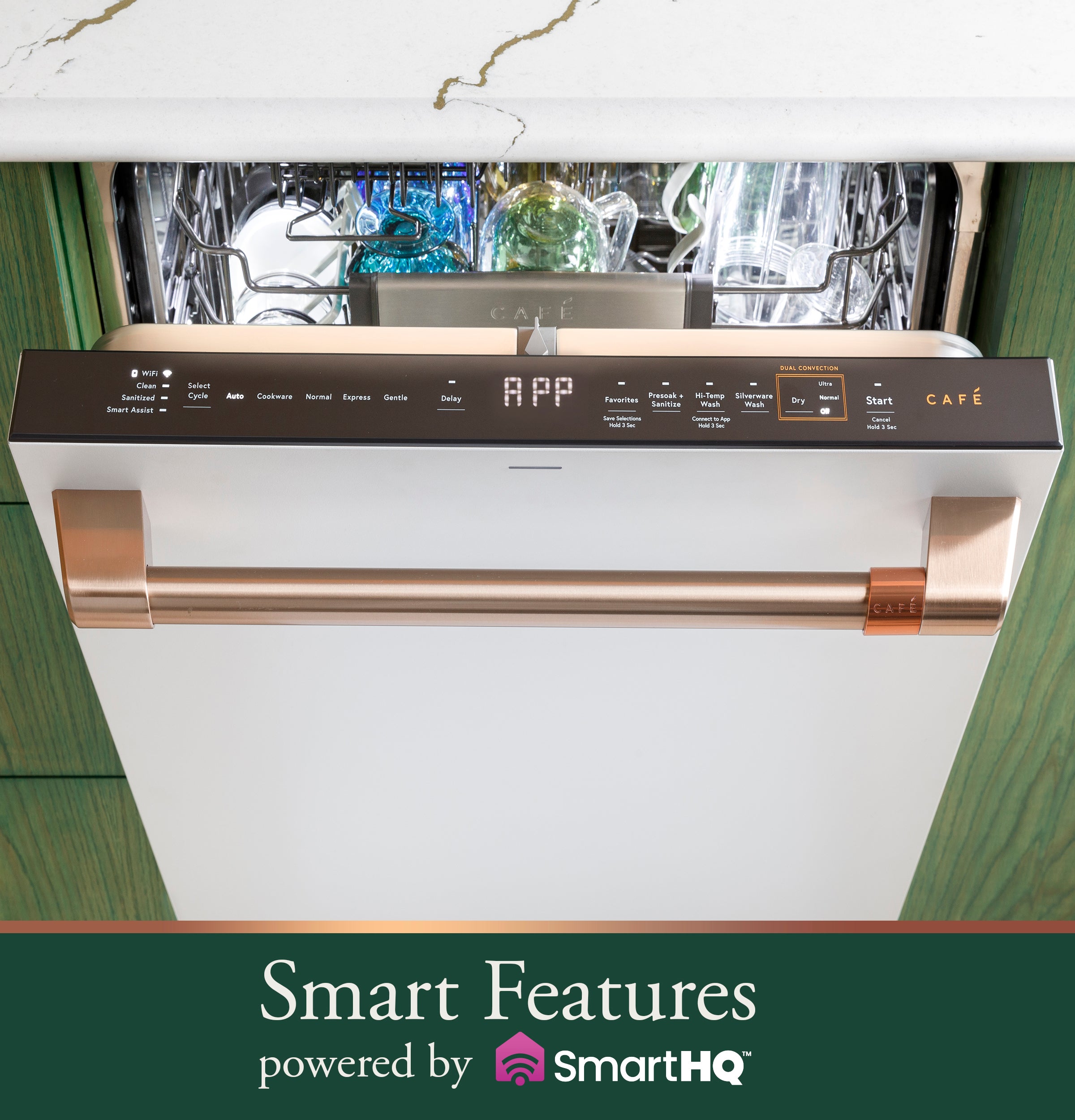 GE - CAFE MATTE WHITE DISHWASHER - Dishwashers - Additional View 11