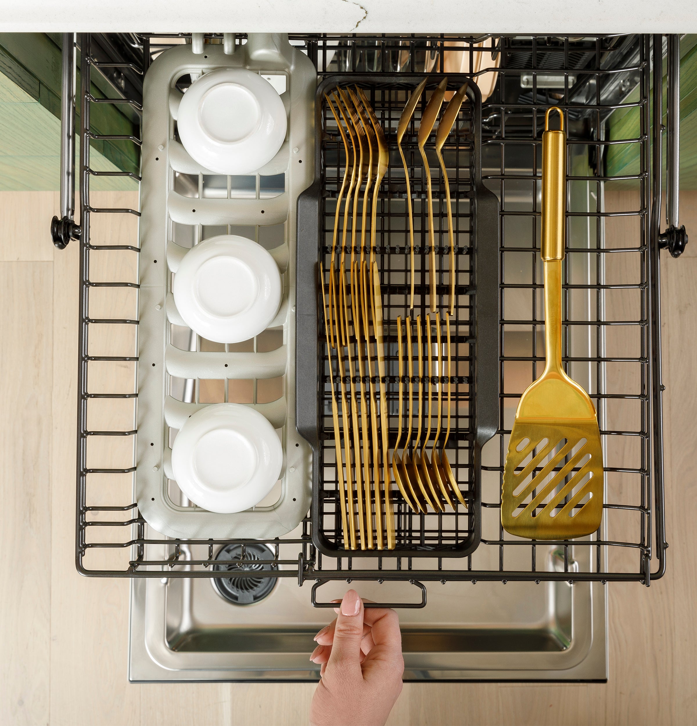 GE - CAFE MATTE WHITE DISHWASHER - Dishwashers - Additional View 26