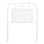 Liberty Furniture - Jolene Antique Twin Headboard - White - Metal - Headboards - Additional View 1