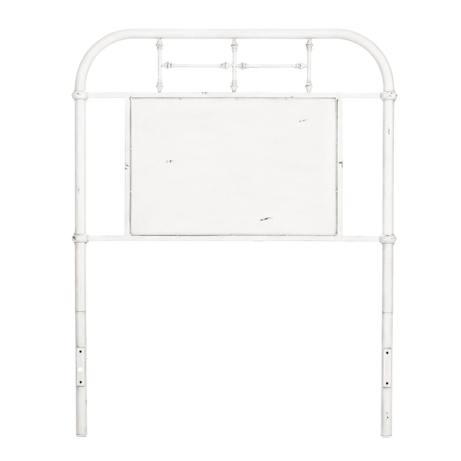 Liberty Furniture - Jolene Antique Twin Headboard - White - Metal - Headboards - Additional View 1