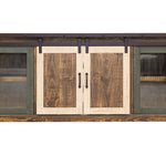 International Furniture Direct - SAN ANGELO MEDIA CONSOLE - Dark Brown|Light Brown Wood - TV Stands - Additional View 1
