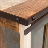 International Furniture Direct - SAN ANGELO MEDIA CONSOLE - Dark Brown|Light Brown Wood - TV Stands - Additional View 7