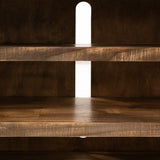 International Furniture Direct - SAN ANGELO MEDIA CONSOLE - Dark Brown|Light Brown Wood - TV Stands - Additional View 10