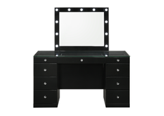 AVERY BLACK VANITY WITH LED MIRROR