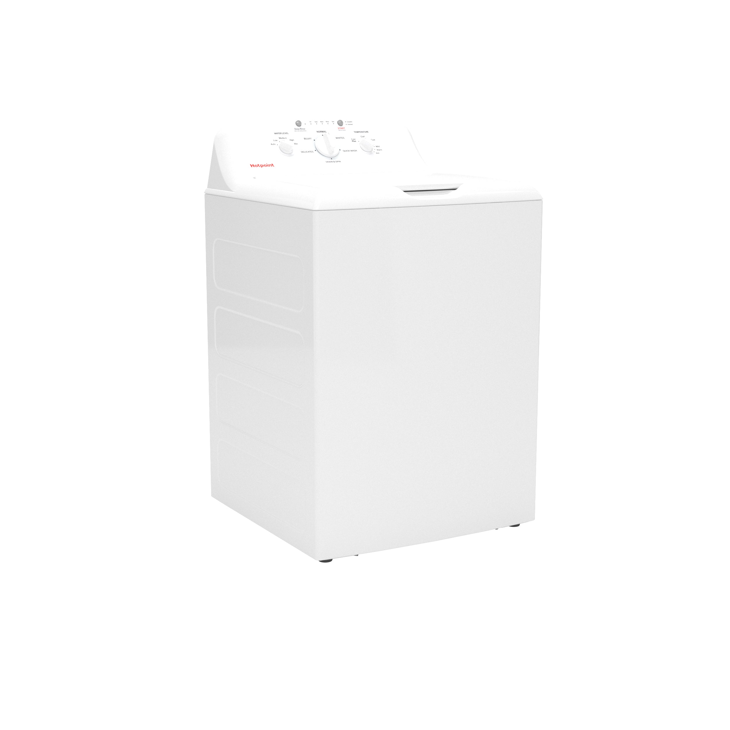 GE - Hotpoint 4.0 Cu. Ft. Capacity Washer With Stainless Steel Basket,Cold Plus And Water Level Control​ - White - Washers - Additional View 30