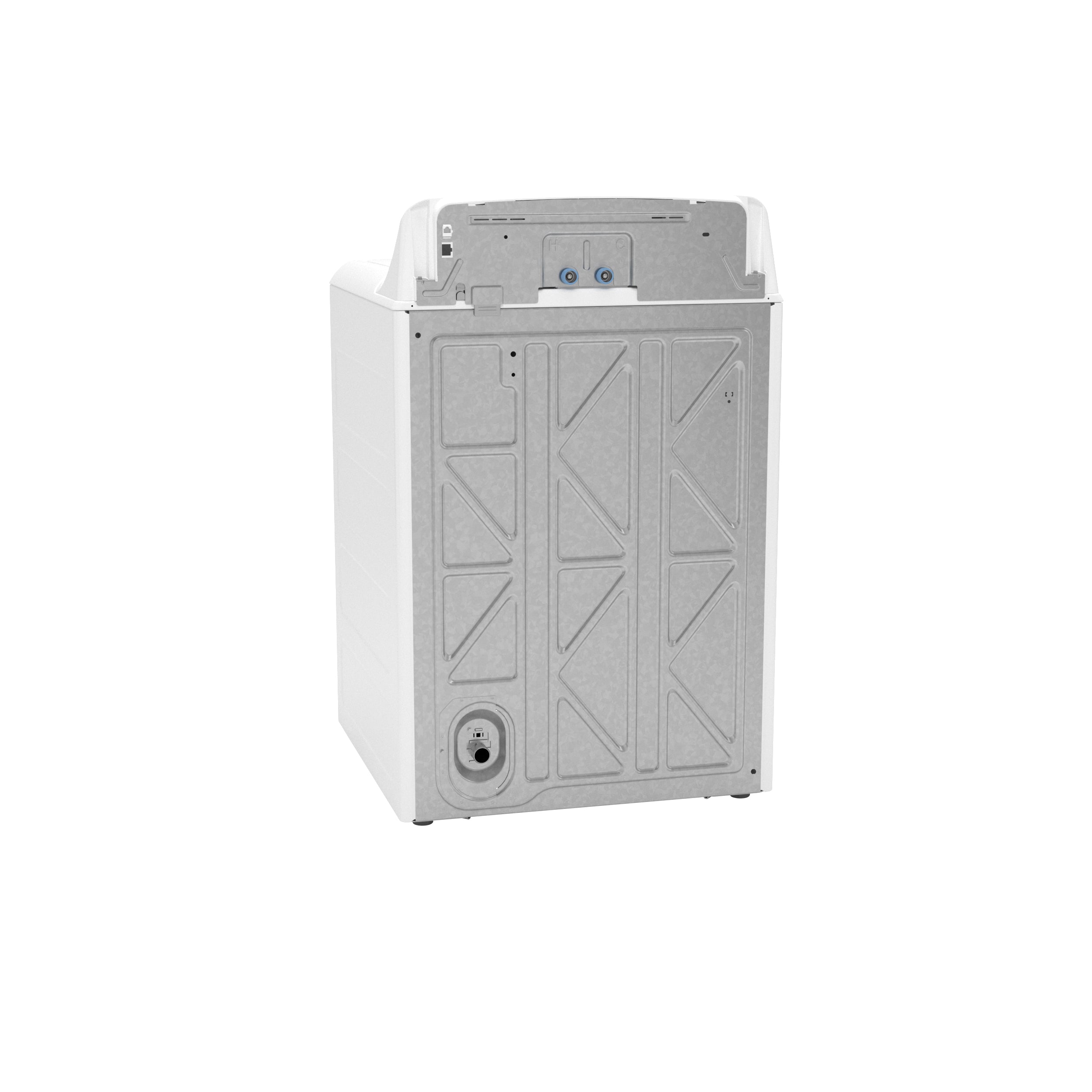 GE - Hotpoint 4.0 Cu. Ft. Capacity Washer With Stainless Steel Basket,Cold Plus And Water Level Control​ - White - Washers - Additional View 19