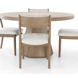 Elure 5 Piece Latte Dining Set