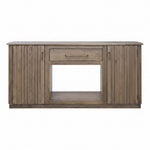 Mezquite mango wood accent console that also can be used as a media cabinet