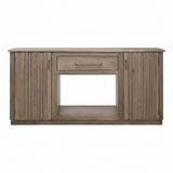 Mezquite mango wood accent console that also can be used as a media cabinet